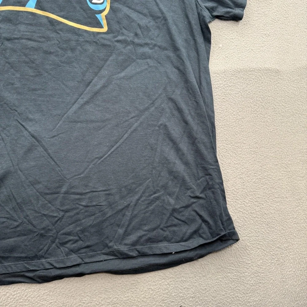 Carolina Panthers Shirt Mens 2XL Black NFL Football Super Bowl 50 Nike